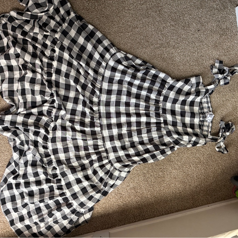 Princess Polly Monochrome Checkered Skirt - Picture 2 of 3